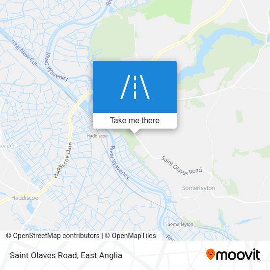 Saint Olaves Road map