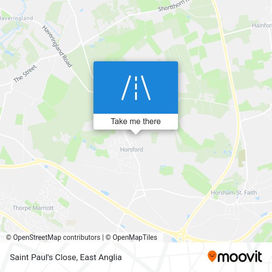 Saint Paul's Close map