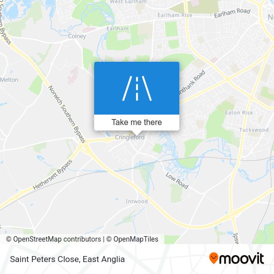 Saint Peters Close map
