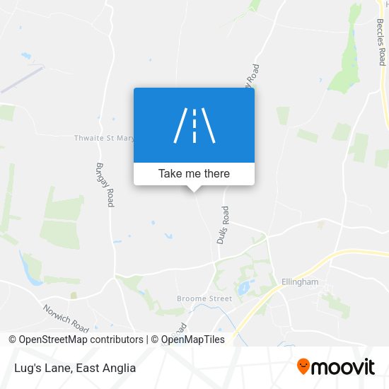 Lug's Lane map
