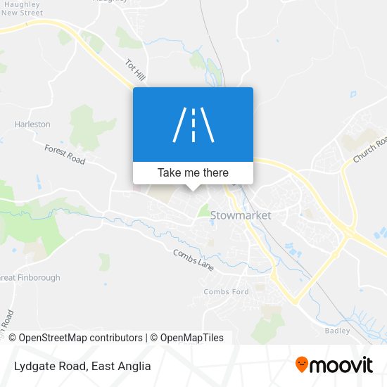 Lydgate Road map