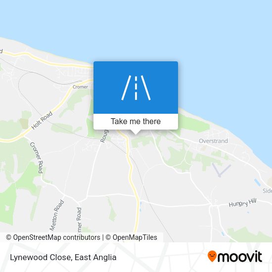 Lynewood Close map