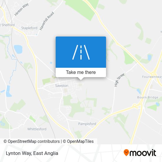 Lynton Way map