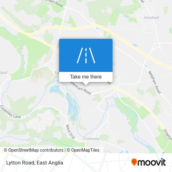 Lytton Road map