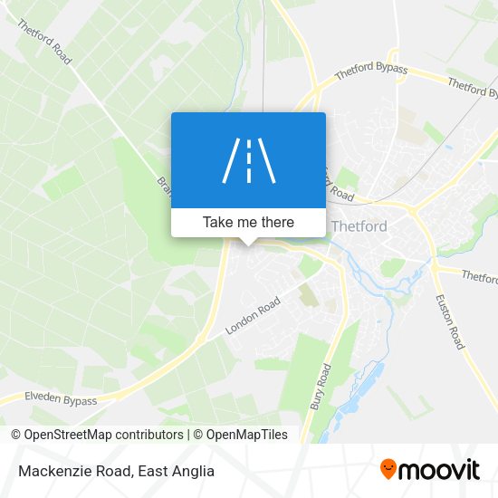 Mackenzie Road map