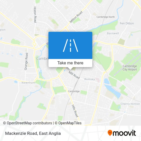 Mackenzie Road map