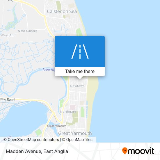 Madden Avenue map