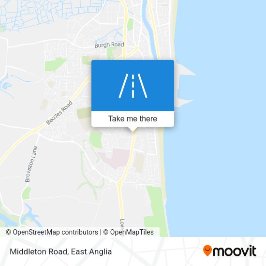 Middleton Road map