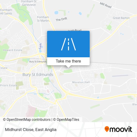Midhurst Close map