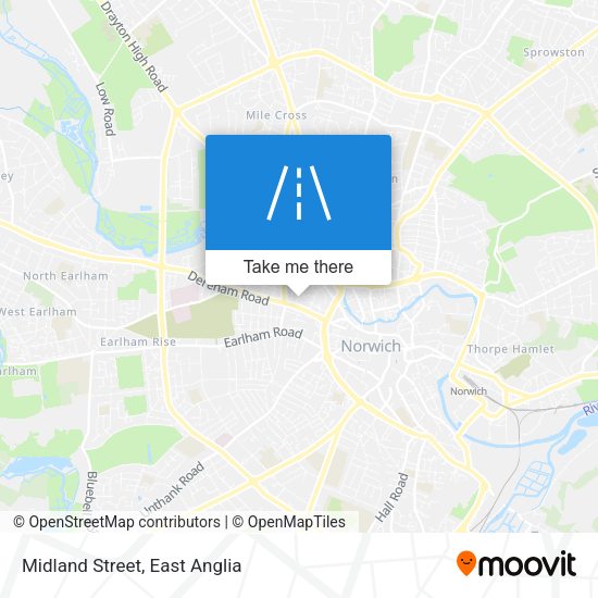 Midland Street map