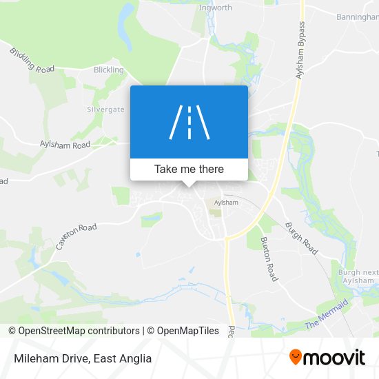 Mileham Drive map