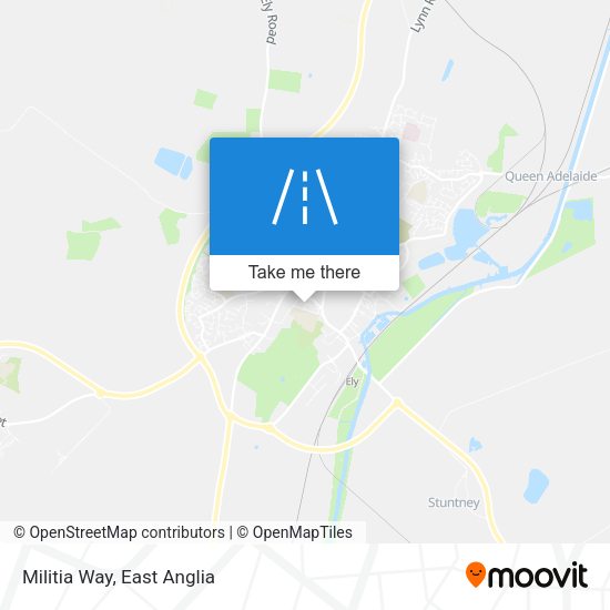 Militia Way map