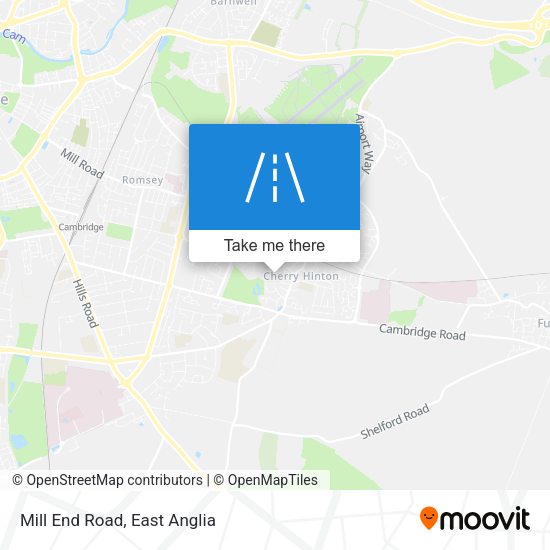 Mill End Road map