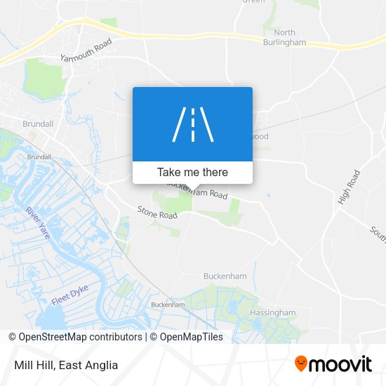 Mill Hill map