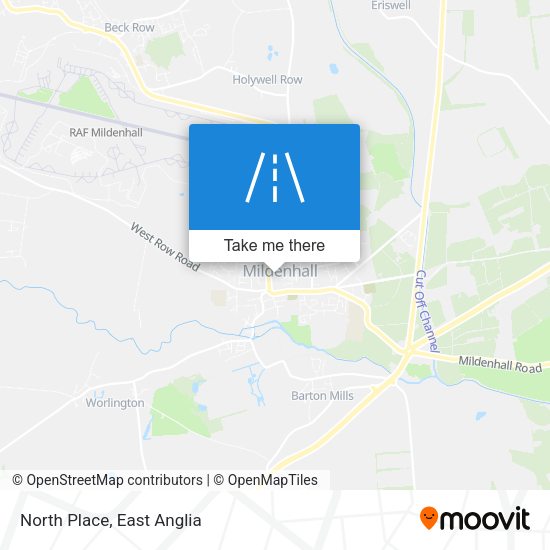 North Place map