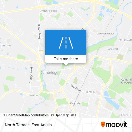 North Terrace map