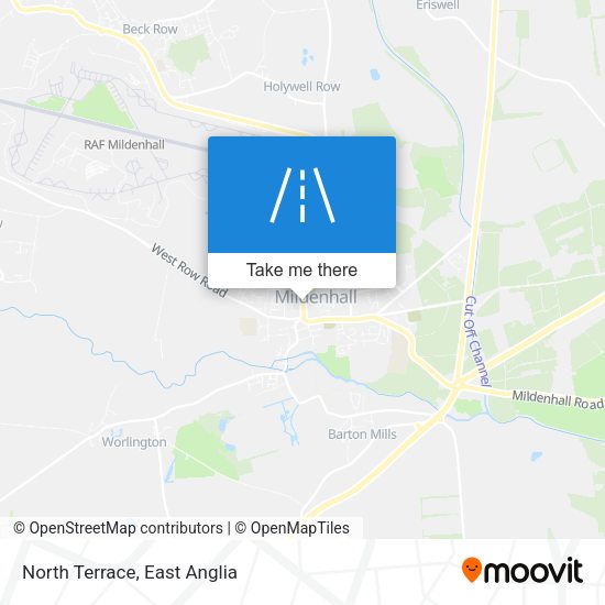 North Terrace map