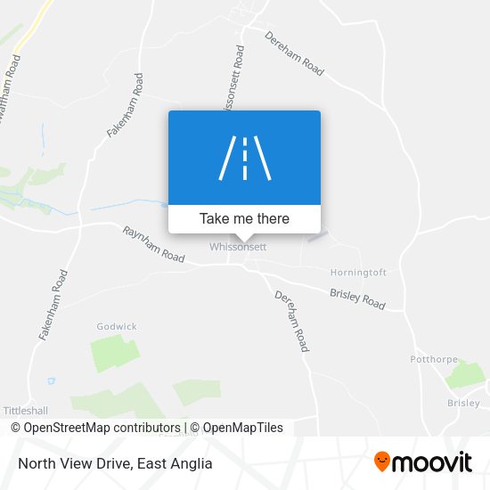 North View Drive map