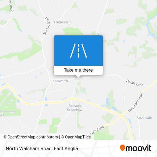 North Walsham Road map