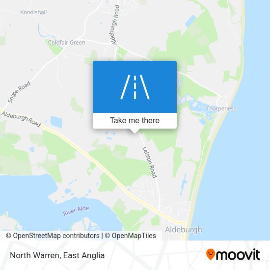 North Warren map