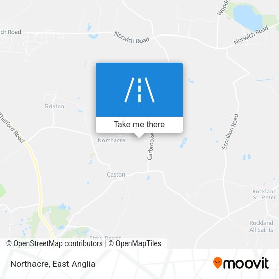 Northacre map
