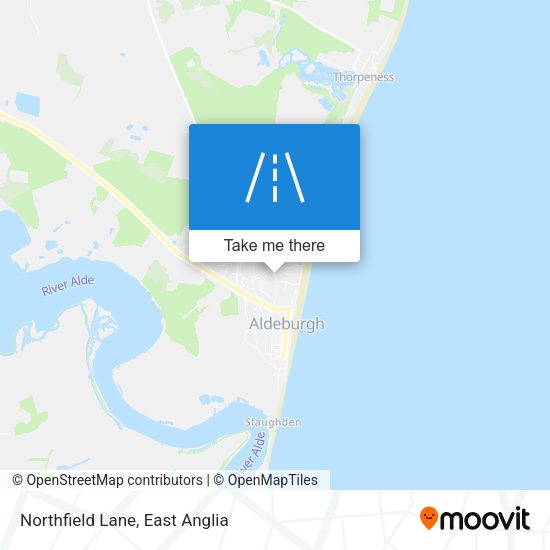 Northfield Lane map