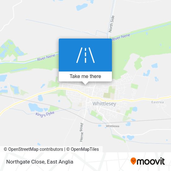 Northgate Close map
