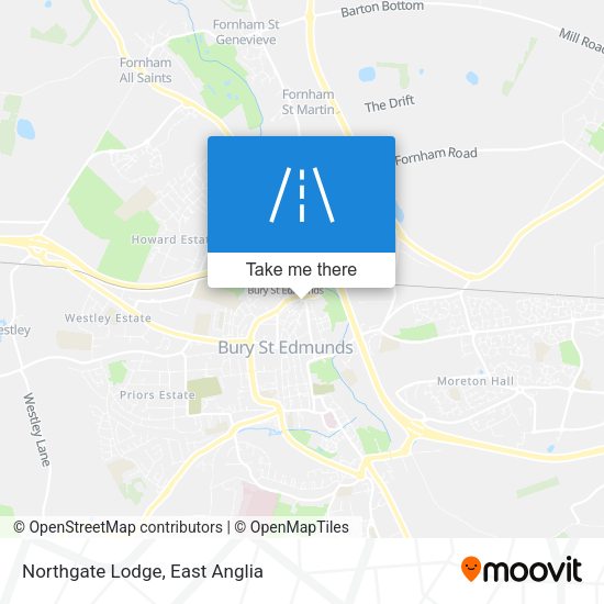 Northgate Lodge map