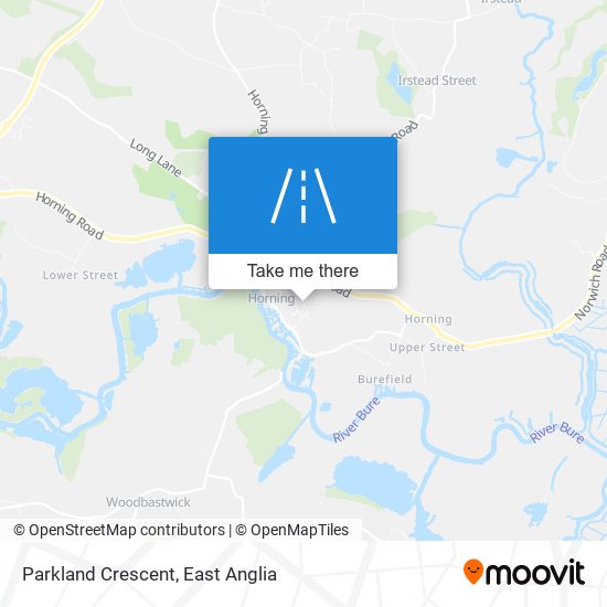 Parkland Crescent map