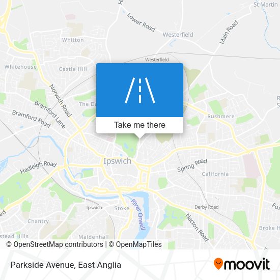Parkside Avenue map