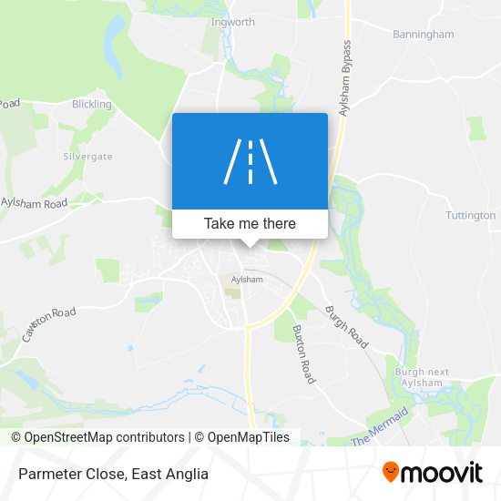 Parmeter Close map