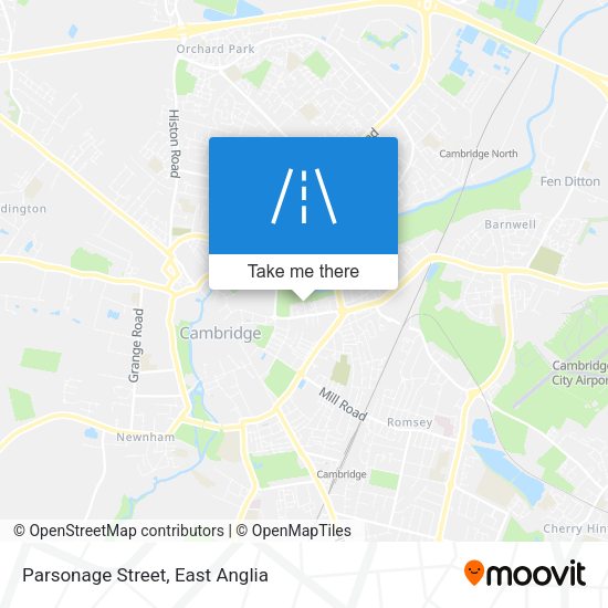 Parsonage Street map
