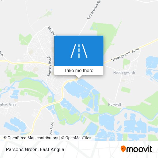 Parsons Green map