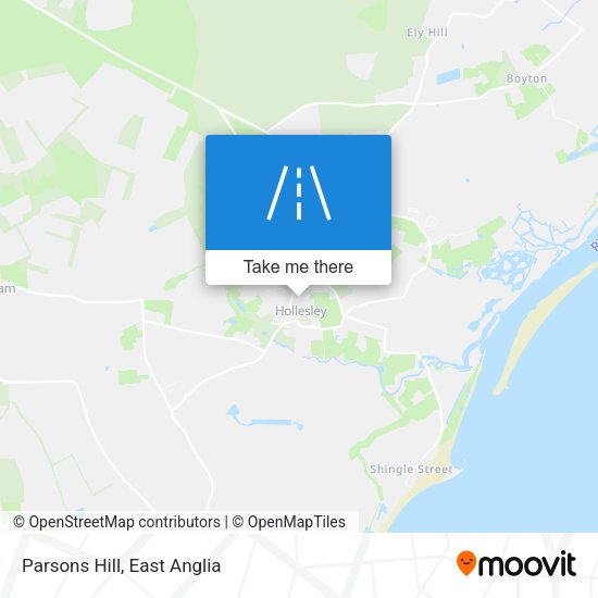 Parsons Hill map