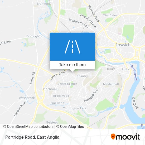 Partridge Road map