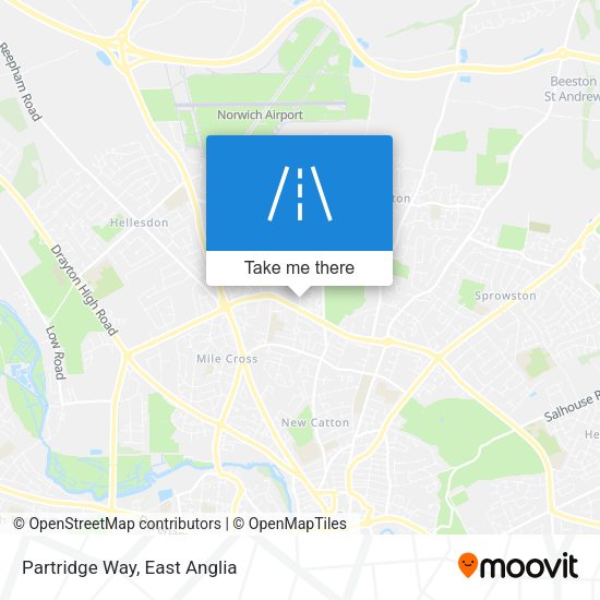 Partridge Way map
