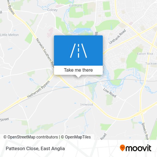 Patteson Close map
