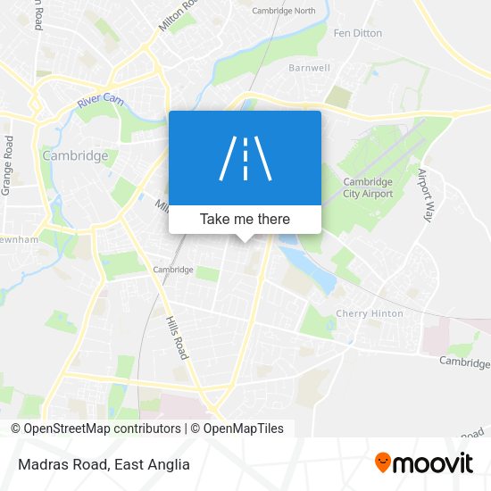 Madras Road map