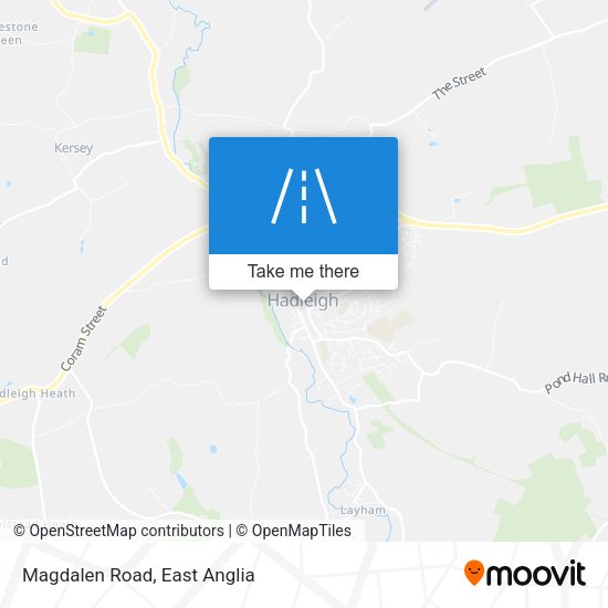 Magdalen Road map