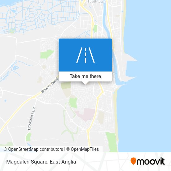 Magdalen Square map