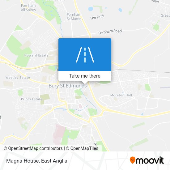 Magna House map