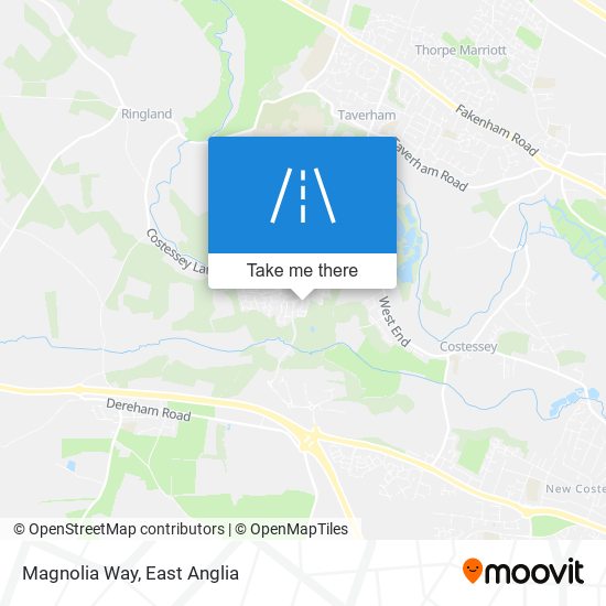 Magnolia Way map