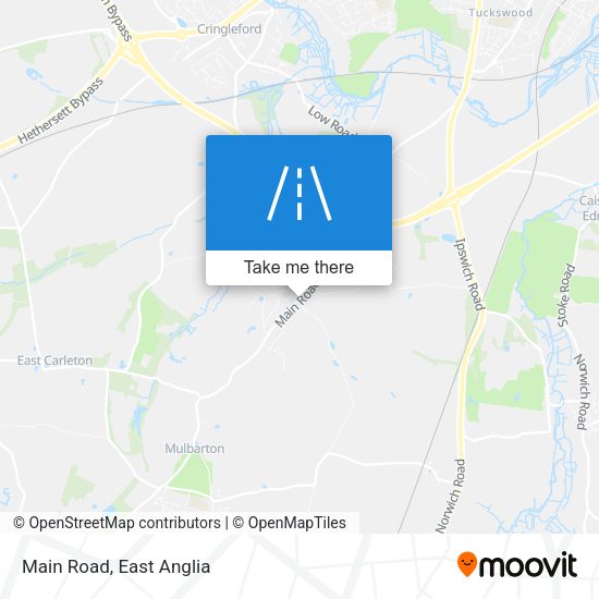 Main Road map
