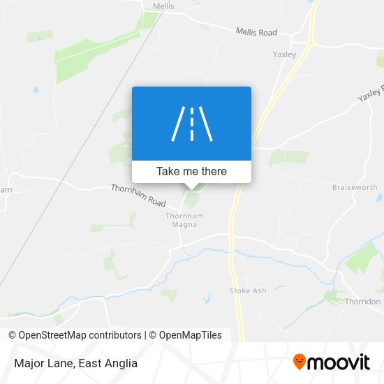Major Lane map