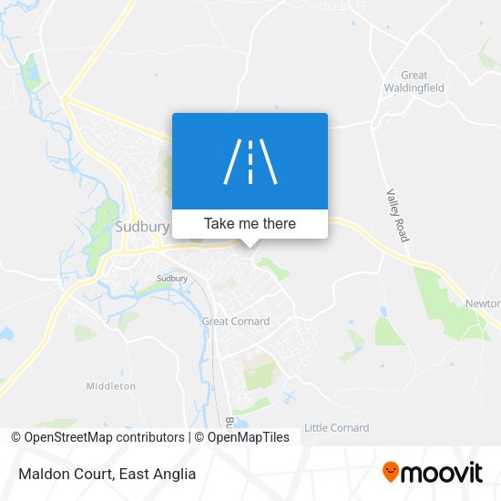 Maldon Court map