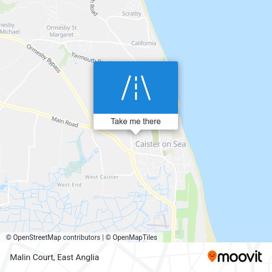 Malin Court map