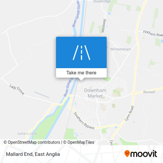Mallard End map