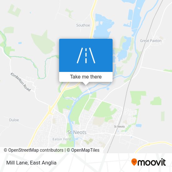 Mill Lane map