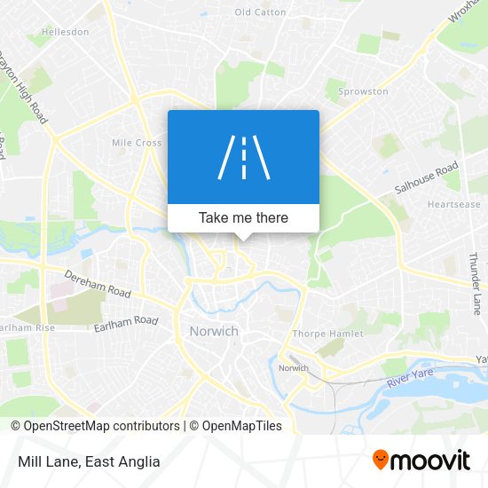 Mill Lane map
