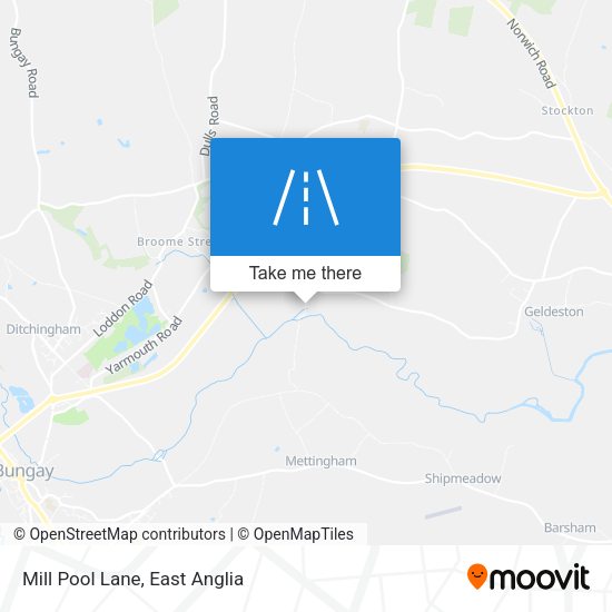 Mill Pool Lane map